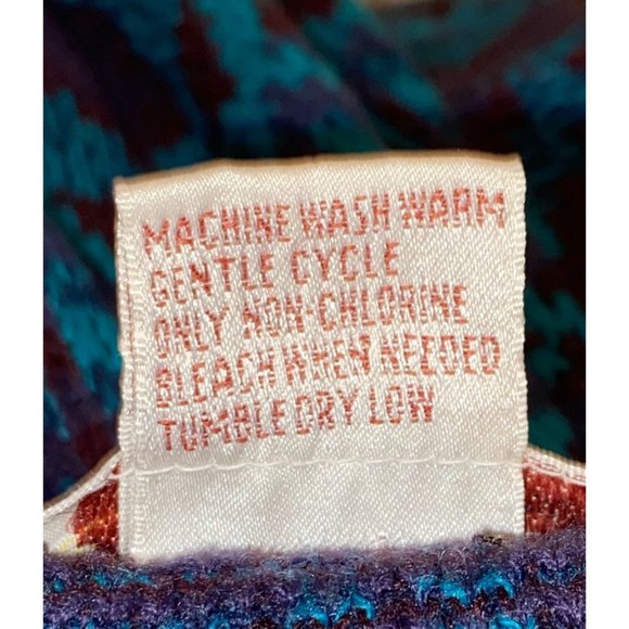 Vintage 90's Grandpa Men's South Mountain Sweater Size Medium V-Neck Sking - Picture 9 of 9